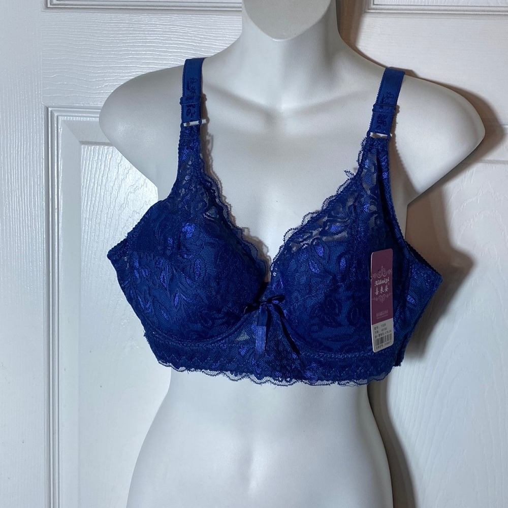 Xilaizi Lace Lightly Padded Underwire Bra Size 40 Large Chinese Fashion Bra